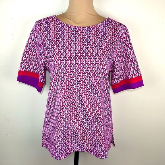 Chicos size 0 or size small short sleeve blouse - Picture 1 of 10